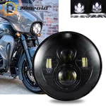 Black 7" Inch Led Headlight Projector Headlamp For Harley-davidson Motorcycle. Fixed Price $30.98.
