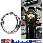 Round 7" Inch Led Headlight Mounting Ring Bracket Adapter Chrome Fit For Harley-. Fixed Price $20.95.