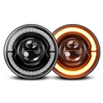 Combo 7'' Round Led Headlights Turn Signal For Jeep Wrangler Jk 2007-2018. Fixed Price $131.65.