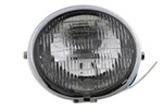 5-3/4" Round Headlamp Assembly V-twin 33-0003. Fixed Price $69.99.