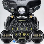 7" Led Headlight +fog Passing For Harley Davidson Heritage Softail Classic. Fixed Price $60.98.