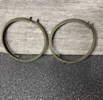 Harley Davidson Military Flathead 45WL Original Headlight Ring Bezel Lot Of 2. Fixed Price $100.00.