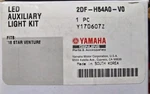 New Oem Yamaha Led Auxiliary Lights For Star Venture 2DF-H54A0-V0-00. Fixed Price $359.99.