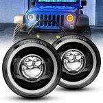 Lx-light Dot Super Bright 7" Projection Led Headlights For Jeep Hummer *2850A8B. Fixed Price $124.19.