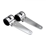 Open Box Bike It All Chrome Headlight Bracket 43-48MM. Fixed Price $27.49.