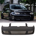 R32 Style Front Bumper Cover W/ Black Mesh Grille Fit 99-05 Volkswagen Golf MK4. Fixed Price $449.99.