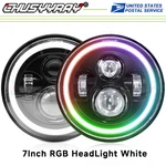 Pair 7INCH Round Led Headlight Hi/lo Beam Fits Jeep Wrangler Jk Lj Tj Cj. Fixed Price $59.99.