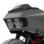 Us Led Headlight Dual For Harley Road Glide 2015-UP Hi-lo White/amber Lights. Fixed Price $244.95.
