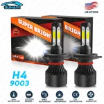 4-SIDE Led Headlight Bulbs H4 9003 For Honda Cr-v Crv 2007-2014 Hi/lo Beam White. Fixed Price $15.68.