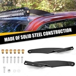 Fit 1989-1998 Chevy Gmc Upper Roof 52" Curved Led Light Bar Steel Mount Brackets. Fixed Price $32.99.