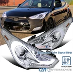 Clear Fits 2012-2017 Hyundai Veloster Projector Headlights Led Sequential Signal. Fixed Price $373.95.