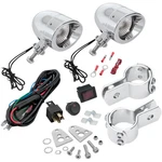Show Chrome 1/4" Hwy Bar Mini Halogen Kit 55-365. Fixed Price $165.16.