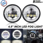 2X 4.5 Inch Chrome Halo Drl Led Spot Fog Passing Light Lamp For Harley Davidson. Fixed Price $36.69.