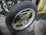 1993 Suzuki GN125 Rear Wheel Rim. Fixed Price $150.00.