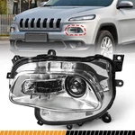 For Jeep Cherokee 2014-2018 Halogen Projector Headlight Driver Left Side Chrome. Fixed Price $56.09.