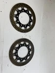 2005 Yamaha Yzf R6 Front Left Right Brake Rotors Discs 5SL-2581T-10-00. Fixed Price $84.95.
