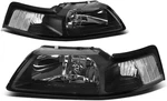 Dna Motoring HL-OH-FM99-BK-CL1 Black Housing Headlights Replacement Compatible. Fixed Price $129.99.