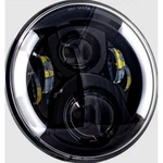 Letric Lighting Co. LLC-DHL-7TS 7" Led Deluxe Headlight With Turn Signal Black. Fixed Price $177.91.