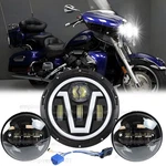 7" Inch Led Headlight + 4.5 Passing Lights For Yamaha Royal Star Venture XVZ1300. Fixed Price $53.98.