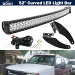 52'' Curved Upper Windshield Led Light Bar Bracket Mounts For Chevy Gmc 89-98. Fixed Price $34.99.