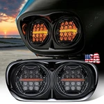 Fit For Harley Road Glide 2003-2013 Dot 270 Led Dual Headlight W/ Drl Lamp. Fixed Price $194.99.