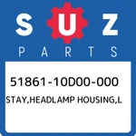 51861-10D00-000 Suzuki Stay,headlamp Housing,l 5186110D00000, New Genuine Oem Pa. Fixed Price $70.16.