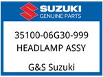 Suzuki Oem Part 35100-06G30-999 Headlamp Assy. Fixed Price $532.73.