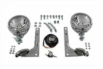 Clear Pursuit Spotlamp Kit For Harley Davidson By V-twin. Fixed Price $199.55.