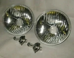 Land Rover Defender Crystal Clear Headlamps Pair Of Wipac S6071 C/w Bulbs. Fixed Price $130.45.