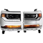 Led Drl Headlights Assembly For 2016 2017 2018 Chevy Silverado 1500,. Fixed Price $304.11.