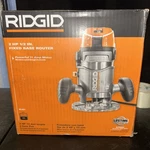 Rigid 2HP 1/2IN. Fixed Base Router R22002 Used. Fixed Price $124.00.