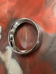 Frenched Headlamp Headlight Trim Ring Beauty Harley-davidson Softail Fatboy. Fixed Price $40.00.
