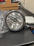 Drag Specialties 2001-0957 4 1/2" Spotlights Chrome. Fixed Price $49.99.