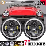 Pair 7" Round Led Headlights Drl&turn Signal For Mgb 1969-1980 Midget 70-79. Fixed Price $42.96.