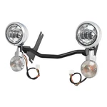 4.5" Led Spot Passing Lights Turn Signals Bar Fit For Harley Road King 2014-2024. Fixed Price $125.80.