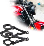 Motorcycle Headlight Bracket 51-54MM Black Headlamp Cnc Fork Tube 54,. Fixed Price $60.97.
