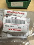 Genuine Kawasaki Oem Screw 5X14 Pan 92172-0145 Headlight Ring Nos. Fixed Price $5.36.