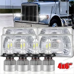4PCS 4X6" Inch Headlights Hi-lo Sealed Beam For Peterbilt 379 357 378 Trucks. Fixed Price $86.65.
