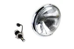 Harley 6-1/2 Inch Spring Fork H-4/LED Headlamp Unit Chrome Fits 1936-1948 El,. Fixed Price $110.18.