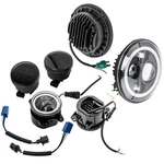 7" Led Headlamp + 4" Fog Light Assembly For Jeep Jk Wrangler Sahara 2010-2015. Fixed Price $76.90.