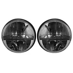 Octane 7" Inch Round Chrome Black Dual Low/hi Hid Led Headlights Pair. Fixed Price $94.95.