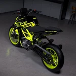 2017 2018 2019 2020 2021 2022 2023 Ktm 390 Duke Graphics Kit Decals Fluorescent. Fixed Price $210.00.