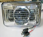 New Set Of 2 Jw Speaker Led High Beam Headlights 4" X 6" Heated W/ Chrome Bezel. Fixed Price $500.00.