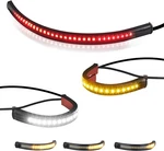 Front Rear Motorcycle Led Turn Signals, Universal White Amber Fork Light Strip,. Fixed Price $21.74.