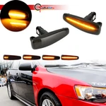 Smoked Sequential Amber Led Side Marker Light For Mitsubishi Lancer Evo X Mirage. Fixed Price $14.99.
