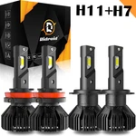 Ridroid H11 And H7 Combo Led Headlight Bulbs Kit High Beam+low 6000K 200W. Fixed Price $45.95.