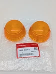Honda Amber Turn Signal Lens Pair 33402-268-672 -CB100 CB125 CB200 CB350 CB400. Fixed Price $24.99.