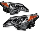 Pair Left+right Headlights Assembly Black Housing For Toyota RAV4 2016 2017 2018. Fixed Price $143.99.