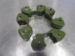 07-26 Kawasaki Ninja ZX6R ZX636 Rear Wheel Hub Rubber Dampers 92161-0342. Fixed Price $13.95.