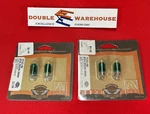 Nos Oem Harley 75161-00 Green Wedge Bulb T10 12VLT .27A Lot Of Sets. Fixed Price $12.99.